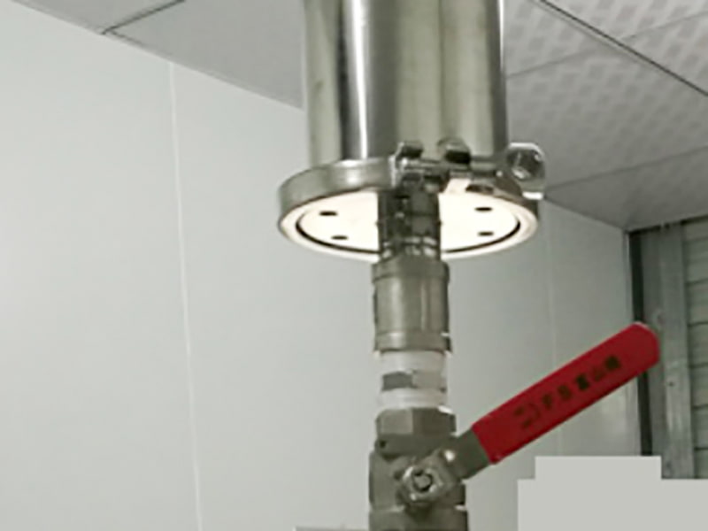 Residual gas treatment system