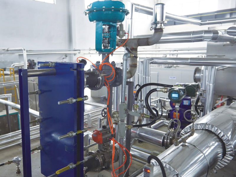 Residual gas treatment system