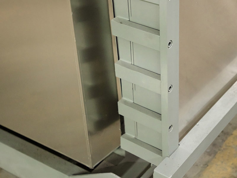 Electrically operated double automatic sliding door and air-inflation sealings